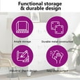 thumbnail image 4 of vidaXL File Cabinet Sideboard Storage Chest Cabinet for Home Office Steel, 4 of 10