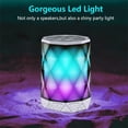 thumbnail image 3 of LFS Portable Bluetooth Speakers with Lights, Night Light Wireless Speakers, RGB Color Change, TWS Pairing, Waterproof Small Speaker for Home, Party, Outdoor-White, 3 of 7