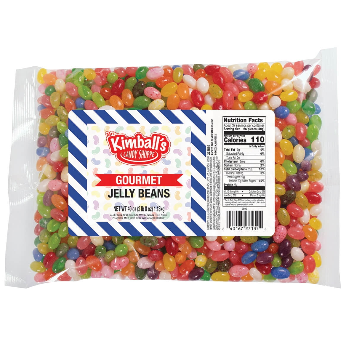 Mrs. Kimball's Candy Shoppe Gourmet Jelly Beans, 40 oz.