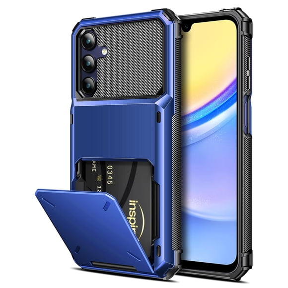 Funda para teléfono móvil COOYA Galaxy A15 Wallet Flip Blue