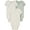 Green/Beige, variant on Baby Bodysuit, 3-Pack, Sizes Preemie-18 Months