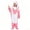 Pink, variant on Otqutp Kids Shark Hooded Jumpsuit Animal Shape Footed Outfit for Teen Boys Girls Halloween Dress Up Play Wear 5-18 Years