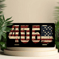 thumbnail image 6 of 1 Pcs 2D Flat License Plate Covers & Frames, 405 with American For Decorative Front, Waterproof For Decoration Aluminum License Plate Covers & Frames Cover For Men Women, 12" X 6", 6 of 7