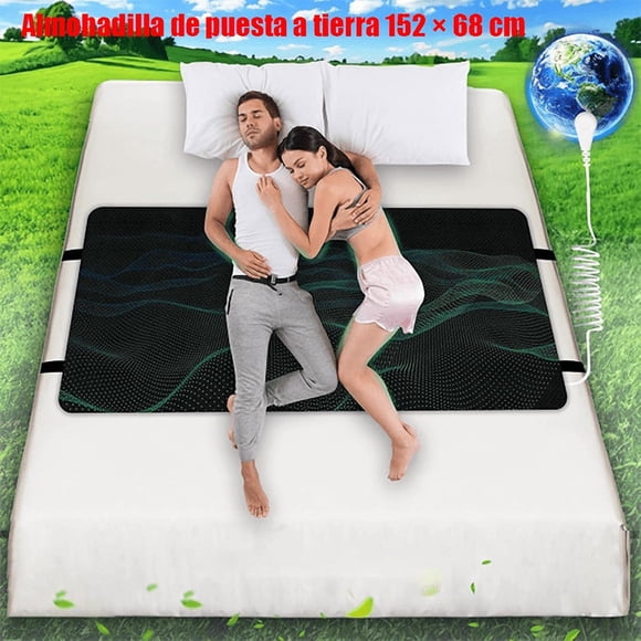 Almohadilla de conexión a tierra de cuero suave – Tamaños 68×152cm, para cama, escritorio o suelo, uso múltiple para descanso y energía