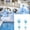 Blue, variant on Goowood PartyWoo 140 Pcs Black Balloons Arch Kit Different Sizes 18 12 10 5 Inch Black Balloon Garland for Birthday Decorations Party