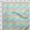 thumbnail image 3 of oneOone Cotton Cambric Light Green Fabric Tie Dye Dress Material Fabric Print Fabric By The Yard 56 Inch Wide-JF, 3 of 6
