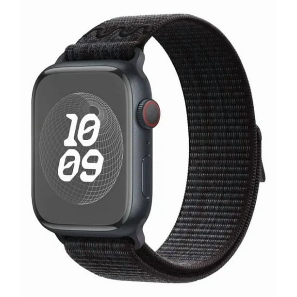 Correa Deportiva para Apple Watch, Nylon Premium Texturizado, Resistente al Agua, Unisex, Compatible con Todas las Series