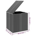 thumbnail image 2 of vidaXL Outdoor Storage Garden Patio Cushion Deck Box Chest Cabinet PE Rattan, 2 of 4