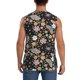 thumbnail image 4 of Balery Floral Insects Camisetas sin mangas para hombre, absorbe la humedad y protege contra el mal olor.-XX-Large, 4 of 7