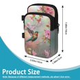 thumbnail image 7 of COEQINE Zippered Crutch Bag Broken Leg Crutch Bag Retro Hummingbird Floral Forearm Crutch Storage Organizer, Walking Cane Pouch, Lightweight Organizer Pouch, for Women Men, 7 of 7
