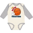 thumbnail image 3 of Inktastic We Defend Together- baseball, basketball Boys or Girls Long Sleeve Baby Bodysuit, 3 of 5