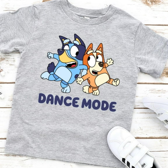 Bluey Dance Mode Shirt, Dancing Bluey T-Shirts, Bluey Toddler T-Shirt, Bluey And Bingo Tee, Funny Bluey T-Shirts, Bluey Heeler And Friends Unisex S-5XL Hot Trending Shirt, Vintage Birthday Gift