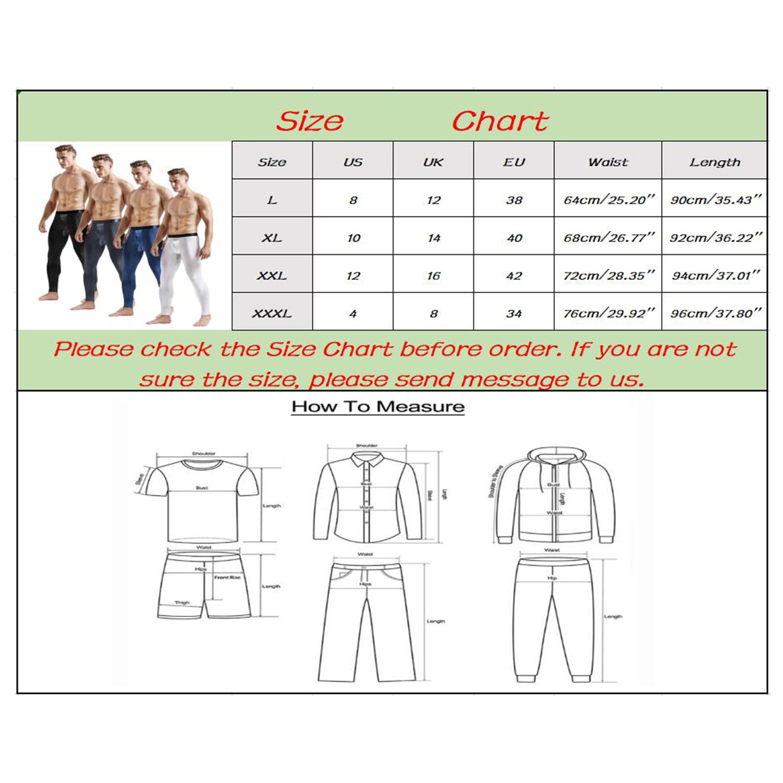 Jtckarpu ELA Men's Fitness Actived Compression Pants, Cold Weather