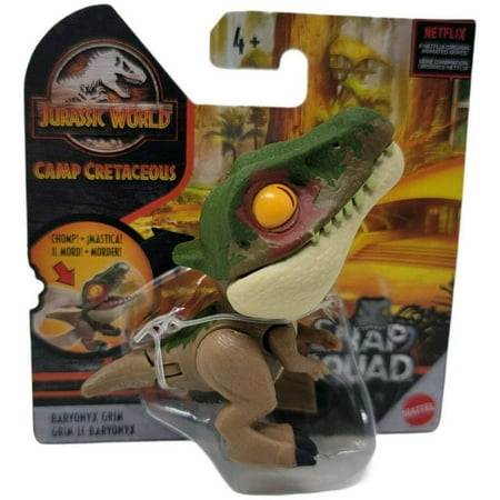 Jurassic World Snap Squad Camp Cretaceous [Baryonyx Grim] 2" inch Chomper