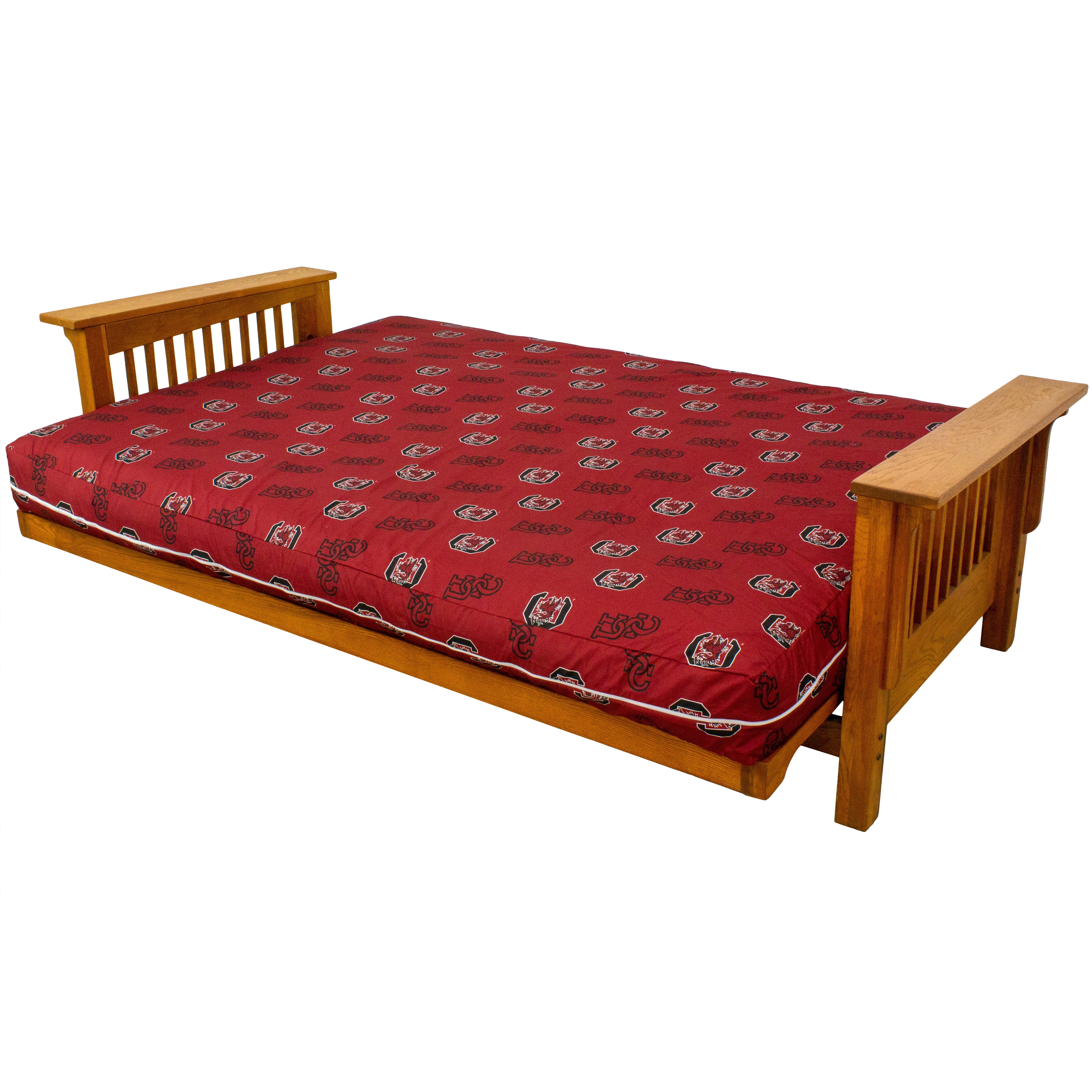 South Carolina Gamecocks Futon Cover - Full size fits 6 and 8 inch mats
