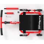 EzyRoller: Classic - Red - Ride-On Scooter, Cambering Motion, Pedal Free Cart, Hand Brakes, Extendable Frame, 154lb Capacity, Kids Ages 4+