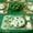 A-7in, variant on St. Patrick's Day Party Supplies Disposable Shamrock Clover Themed Paper Plates for Holiday Celebration Decorations, Festive Dinnerware, Green Decor, Bulk Pack, Party Favors, Tableware Essentials