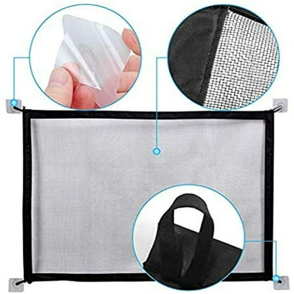 Hongkaii Mesh Dog Gate, Magic Gate for Dog, Portable Folding Pet Gate, Safety Guard for Pet, Safety Fence for House Stair Doorway Door CWA420-4920