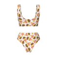 thumbnail image 2 of Honeii Cute Ice Cream Print Women’s Bikini Set,Two Piece Swimsuit Bathing Suits,Stylish High Elasticity Swimwear for Beach and Pool, 2 of 7