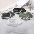 thumbnail image 6 of Unique Bargains 1 Pc Wall Mounted Soap Dish Double Layer Clear Soap Dish for Bathroom Kitchen 4.96"x3.39"x6.22" Clear, 6 of 6