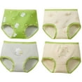 thumbnail image 2 of Baby Bloomers 7-8 Years Newborn Soft Comfor t Panties Girls Underwear Training Underwear Training Undies Seamless Hipster Brief Panties 4 PCS Green, 2 of 4