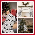 thumbnail image 7 of Salouo Cute Panda Print Christmas Decorations Stockings 1 Pack 18'' Xmas Stockings Holiday Stocking Personalized Farmhouse Decor for Home Family Party Tree, 7 of 7