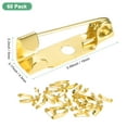 thumbnail image 3 of 60-Pack Bar Pins, 0.6 Inch Brooch Pin Backs Safety Clasp for Badges/Name Tags/Corsage/DIY Crafting Sewing Fabric[15mm, Gold Tone], 3 of 7