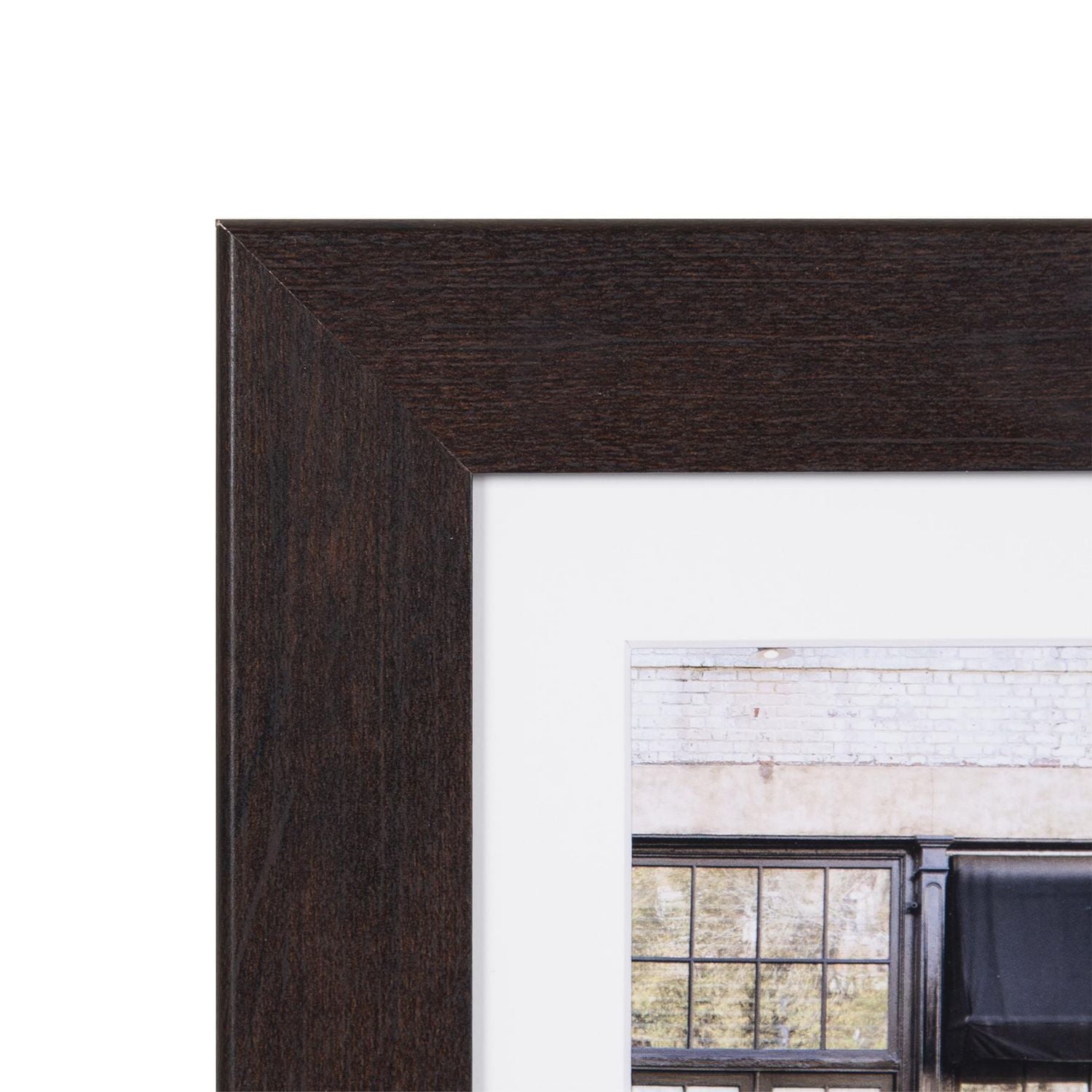 hometrends Museum Brown Picture Frame, 6"x8"/4"x6"