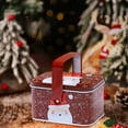 thumbnail image 4 of Christmas Holiday Cookie Tin - Ornamental Metal Storage Container with Seasonal Designs for Candy, Cookies and Gift Giving Occasions - D, 4 of 5