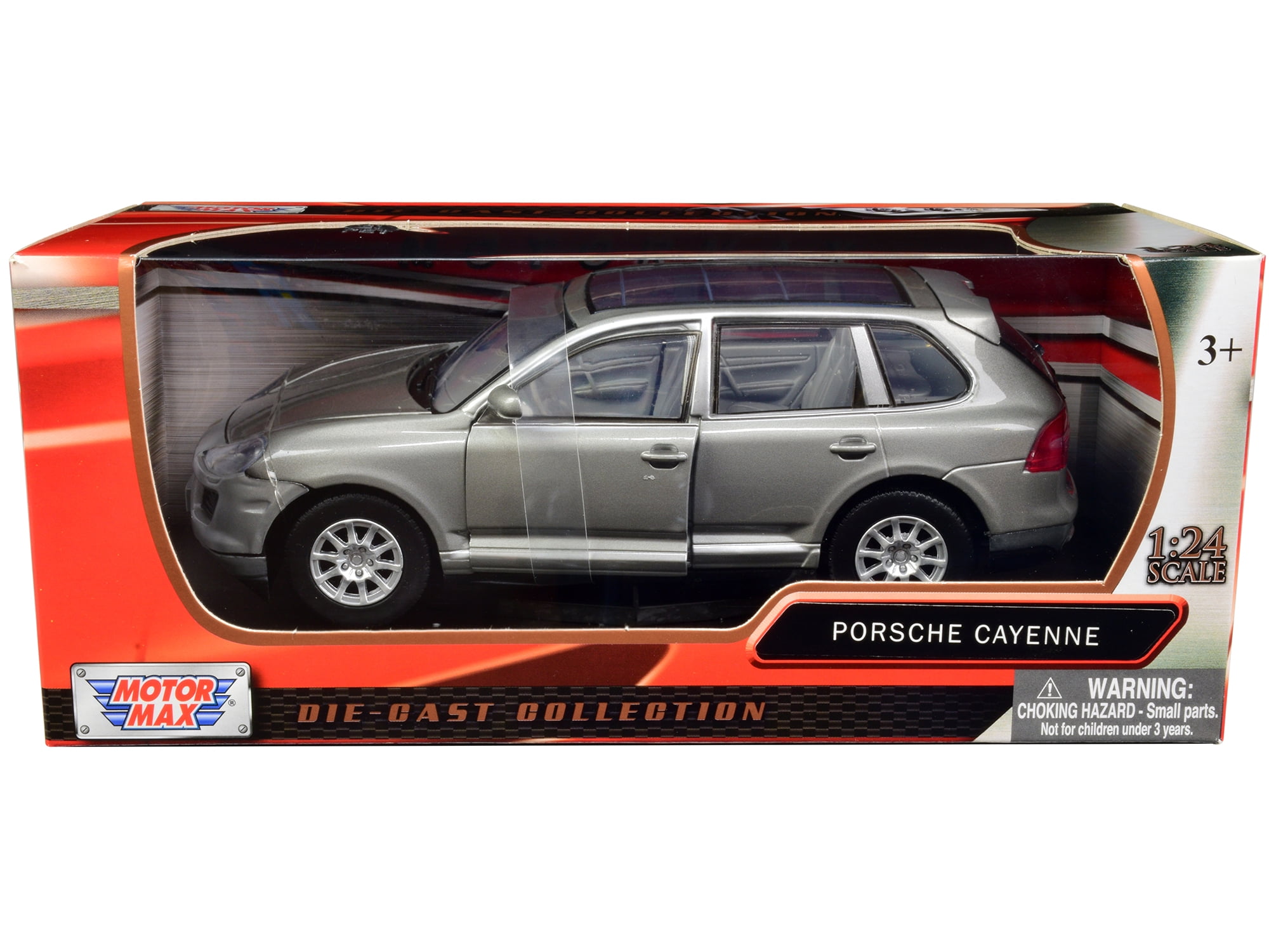 2008 Porsche Cayenne Turbo Silver 1/18 Diecast Model Car by