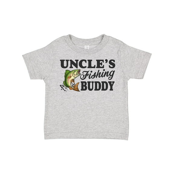 Inktastic Uncle's Fishing Buddy Boys Toddler T-Shirt