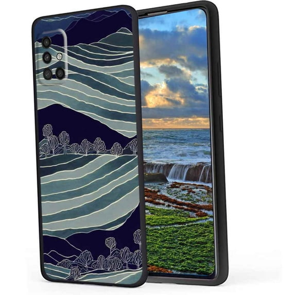 Compatible with Samsung Galaxy A71 4G Phone Case, Mountains-7 Case Men Women, Flexible Silicone Shockproof Case for Samsung Galaxy A71 4G