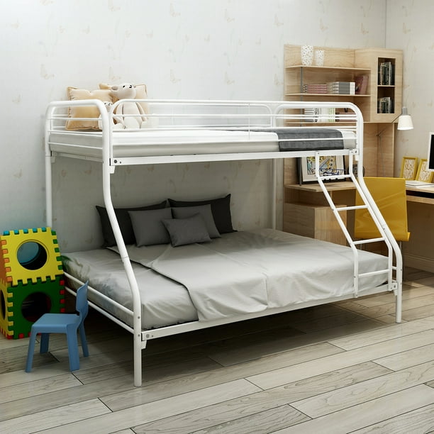 Btmway Bunk Bed For Kids Teens Heavy, Full Size Loft Bed For Thick Mattress Uk