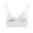 White, variant on Tube Tops for Women No Steel Ring French Underwear Big Open Back Beautiful Back U Shaped Bra Summer Ultra Thin Bud Bra Bras
