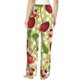 thumbnail image 3 of Fotbe Cherries and Ladybirds Women's Pajama Pants,Sleepwear Pants,Pj Bottoms Drawstring And Pockets-Small, 3 of 9