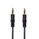 thumbnail image 2 of SatelliteSale AUXILIAR AUXILIAR AUDIO JACK DE AUDIO MAJO AL CABLE AUX Masculino PVC Cordón negro (30 pies) SatelliteSale Cables estéreo, 2 of 5