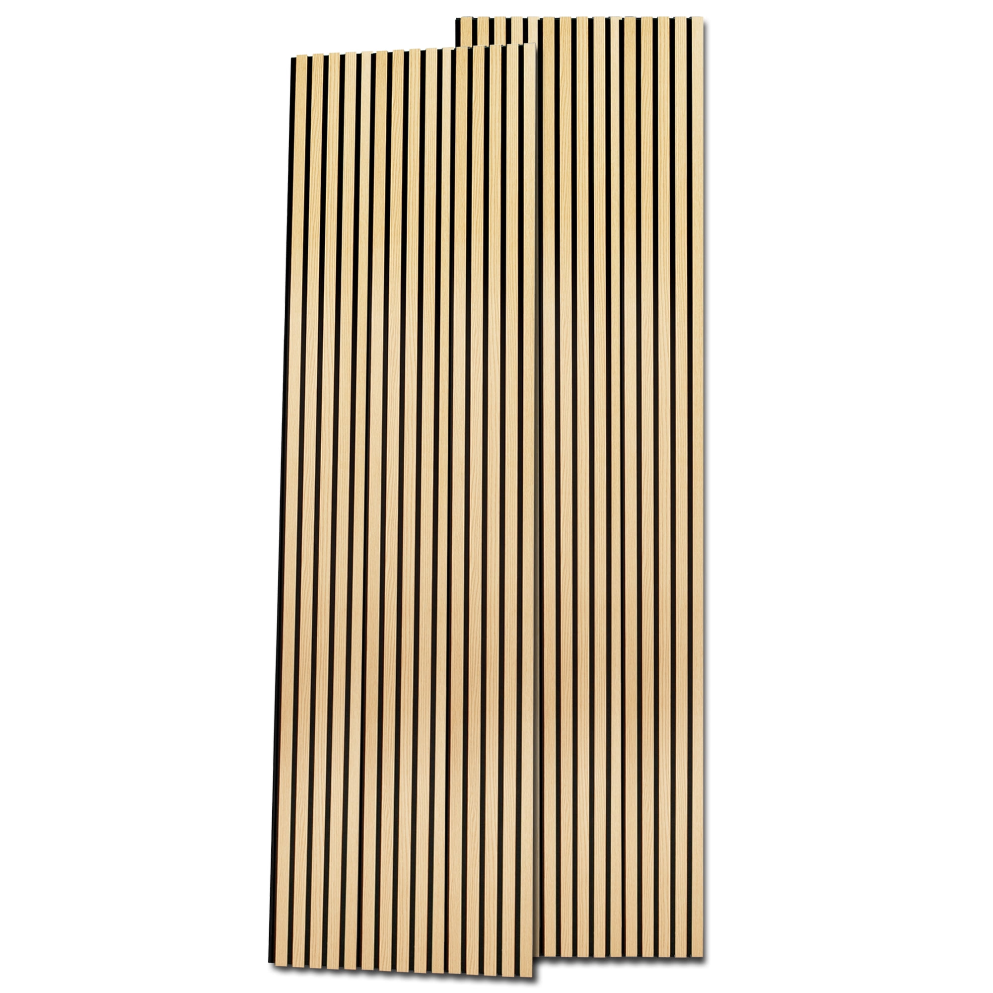 Art3dwallpanel 2PCS 95.7''x24'' Wood Slat Acoustic Panels, MDF 3D Decorative Wall Paneling,Oak,31.9 sq.ft.