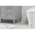 thumbnail image 5 of Elegant Decor Bennett 36" Aluminum MDF Single Bathroom Vanity in Gray, 5 of 8