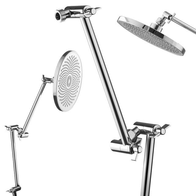 Brazo de extensión para cabezal de ducha VEVOR, 40 cm, latón cromado