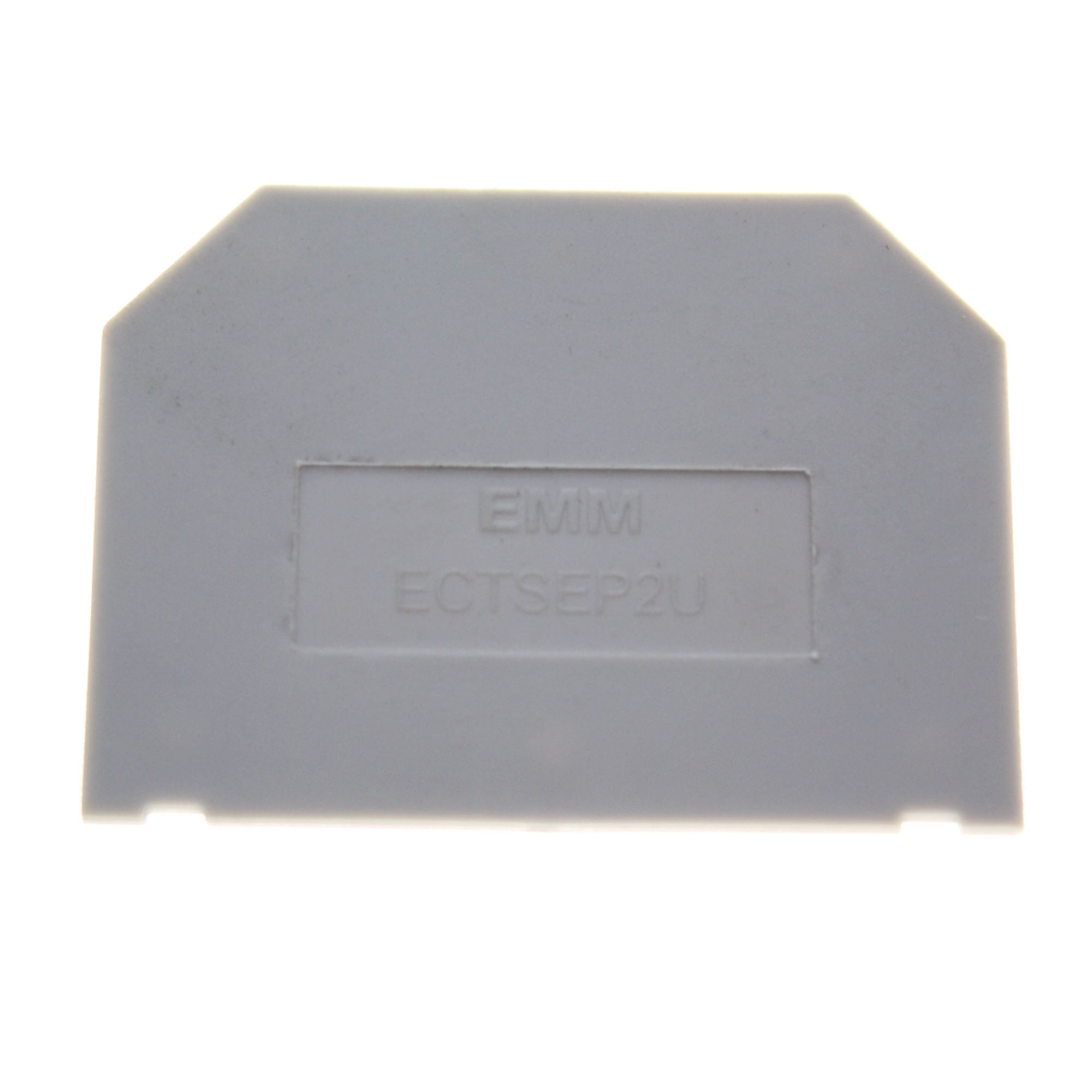 EMM ECTSEP2U Terminal Block End Barrier Plate (100 Pack)