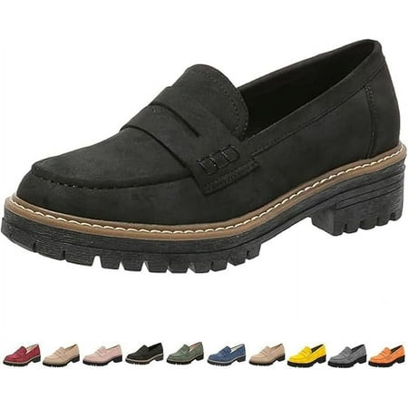Orthoture-Orthopedic Platform Loafers Wide Toe Lightweight Casual Comfort Shoes Slip-On Suitable for All Foot Shapes