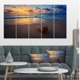 thumbnail image 1 of Quiet Seashore during Sunset - Seashore Canvas Art Print, 1 of 3