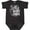Black Leopard, variant on Little Surf Dude with Surfboard Boys Baby Bodysuit