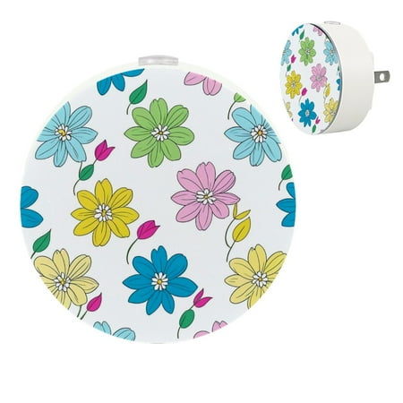 

YZUOUZY Bedside Lamps Bedside Lamp Small Bedside Lamps Set of 2 Floral Element Bright Background