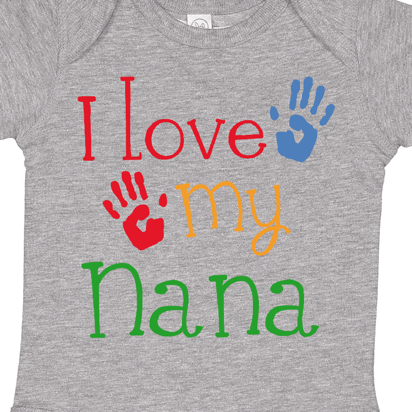 Inktastic I Love My Nana Boys or Girls Baby Bodysuit