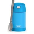thumbnail image 1 of THERMOS FUNTAINER 16 Ounce Stainless Steel Vacuum Insulated Food Jar with Folding Spoon, Denim Blue, 1 of 6