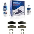 thumbnail image 6 of Detroit Axle - Front Brake Kit for 2008-2011 Ford Focus Drilled & Slotted Disc Brake Rotors 2008 2009 2010 2011 Replacement Ceramic Brakes Pads : 10.83" inch Rotor, 6 of 6