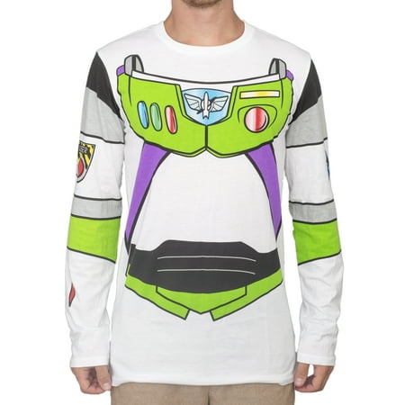 Toy Story I am Buzz Lightyear Adult Long Sleeve Costume T-Shirt