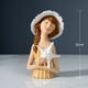 thumbnail image 3 of Estatua de escultura Artware de estatuil de niña adorable para armarios de tocador dormitorio Marrón Zulema Estatuilla de niña, 3 of 7