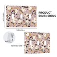 thumbnail image 4 of Mickey Mouse Cartoon Anime Light Switch Cover Plates Single Toggle Wall Plate, Decorative 3-Gang Christmas Decor Lightswitch Cover, 4 of 7